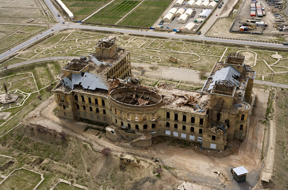 Dar-ul-aman palace from above
