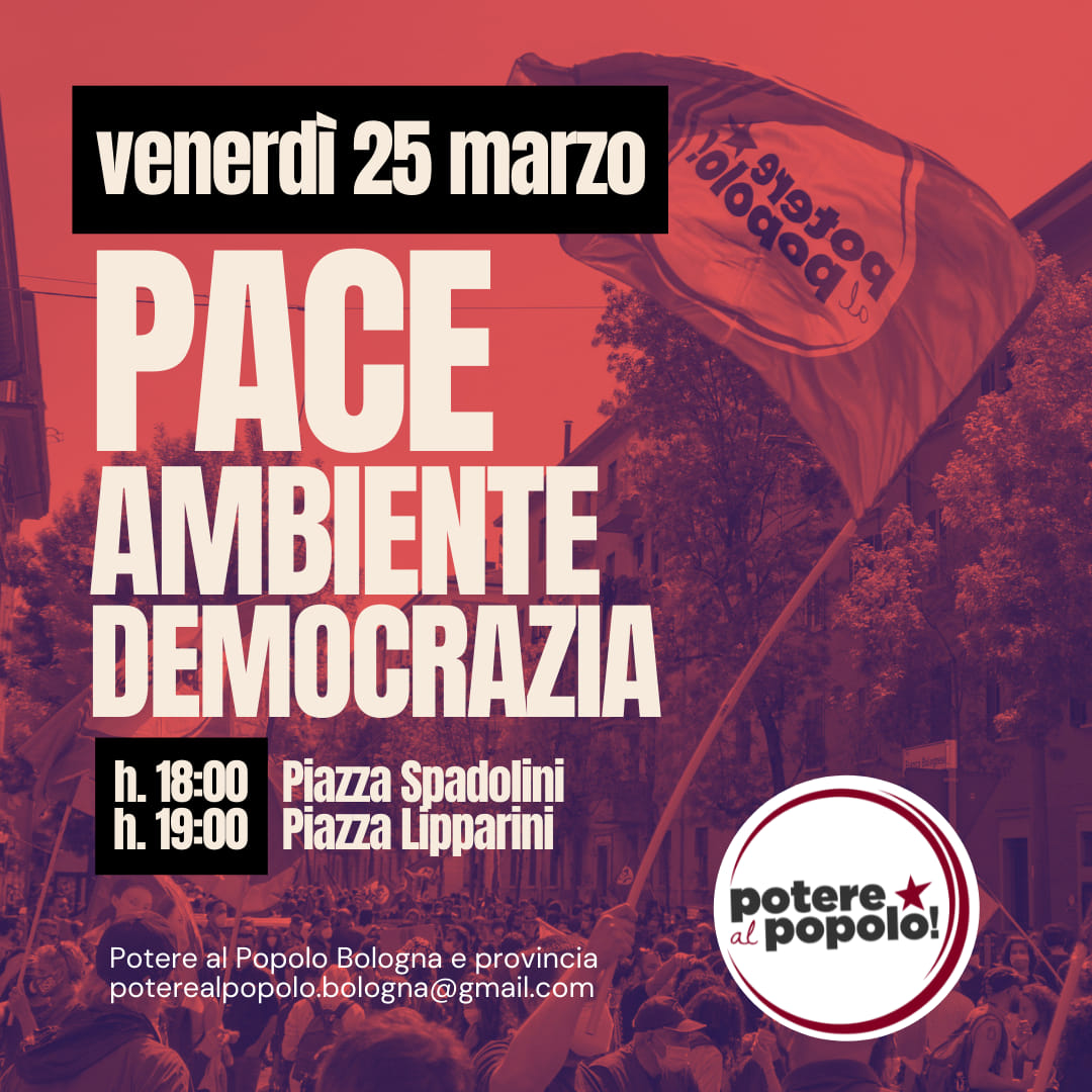 Bologna. A San Donato e Pilastro, per la pace e la democrazia Contropiano